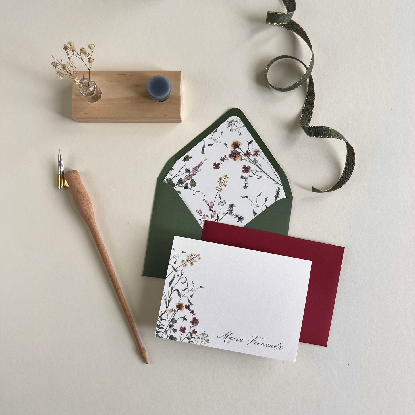 Set de Thank you notes Wildflowers