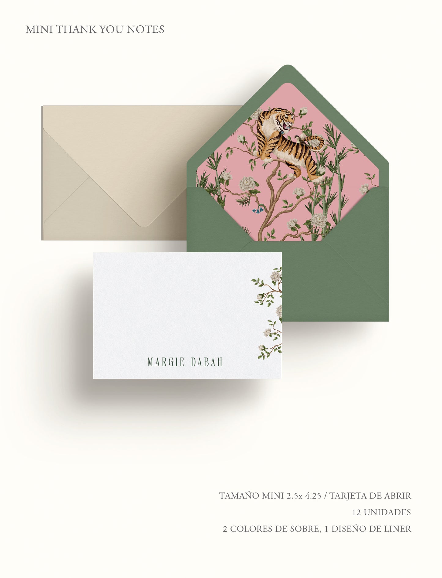Set de Mini Thank you notes
