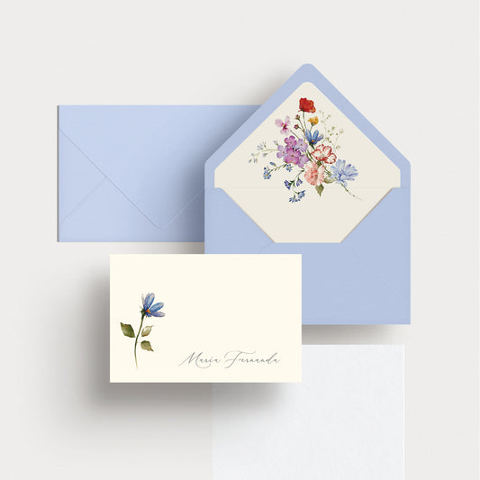 Set de Thank you notes Garden Flowers