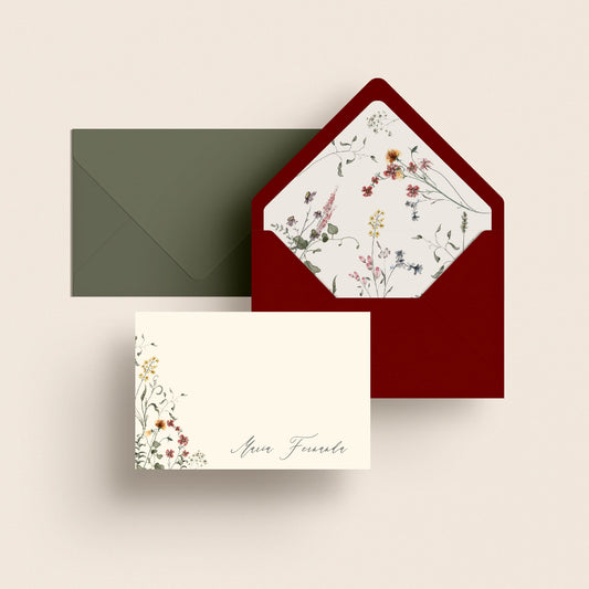 Set de Thank you notes Wildflowers