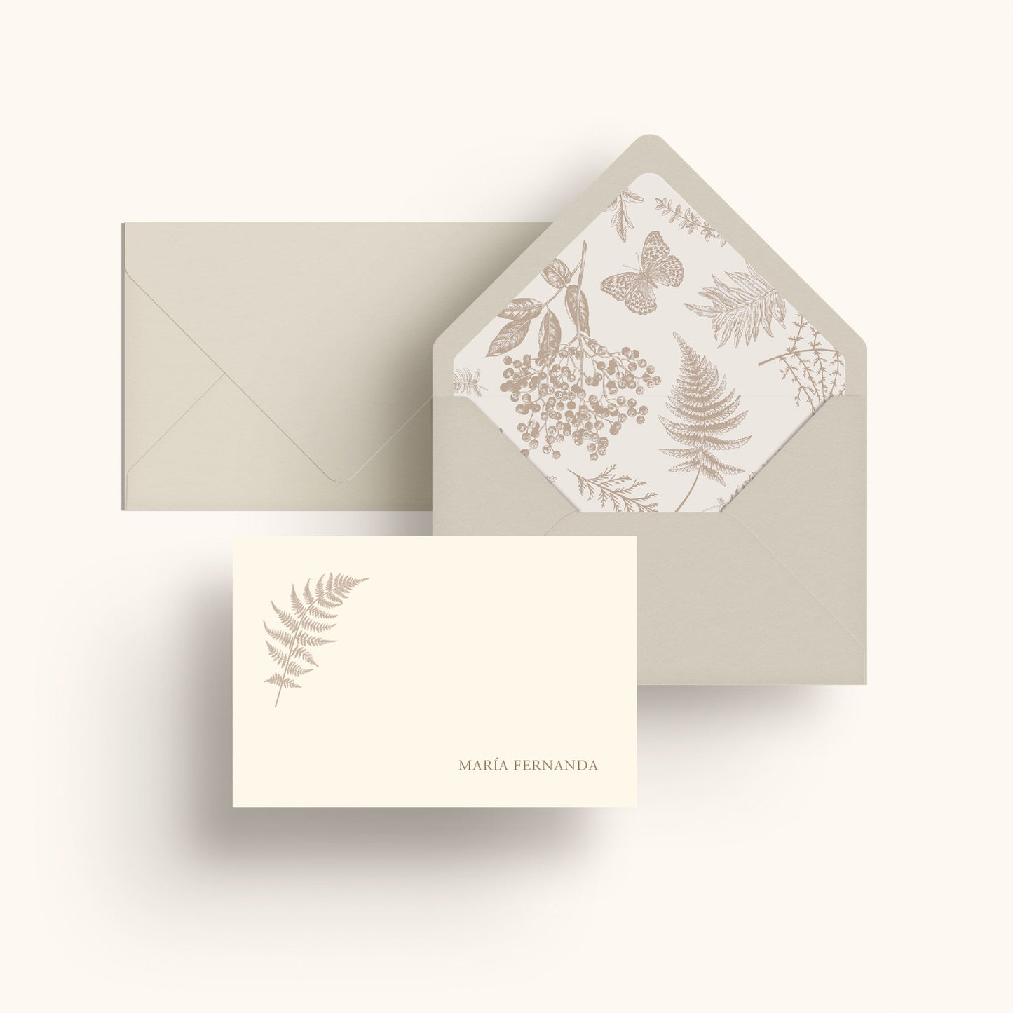 Set de Thank you notes Botanical