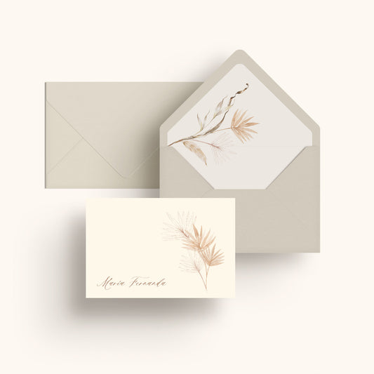 Set de Thank you notes    Boho Chic