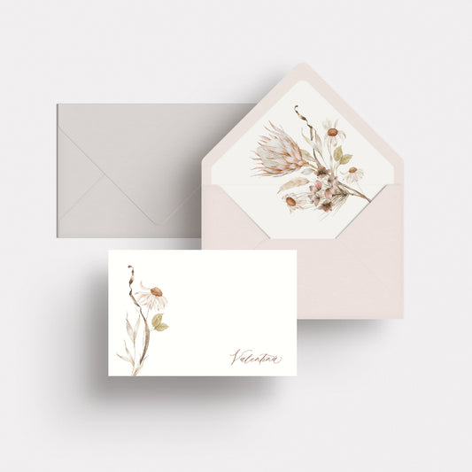 Set de Thank you notes Protea & Forget me nots